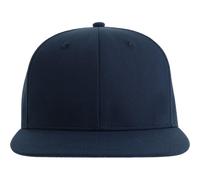 Atlantis Men's James 6 Panel Polyester Snapback Cap in Navy Atlantis Navy One Size