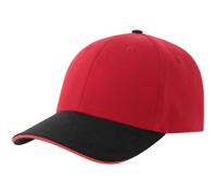 Atlantis Men's Liberty Sandwich 6 Panel Cap in Jet Black Atlantis Jet Black One Size
