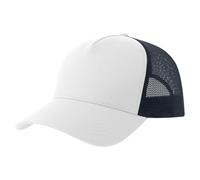 Atlantis Men's Rapper 5 Panel Cotton Trucker Cap in Off-White Atlantis Off-White One Size