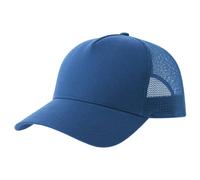Atlantis Men's Rapper 5 Panel Cotton Trucker Cap in Royal Atlantis Royal One Size