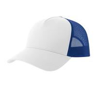 Atlantis Men's Rapper 5 Panel Cotton Trucker Cap in Soft White Atlantis Soft White One Size