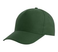 Atlantis Men's Recy Five Polyester Baseball Cap in Bottle Green Atlantis Bottle Green One Size