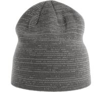Atlantis Men's Shine Reflective Short Beanie in Dark Grey Atlantis Dark Grey One Size