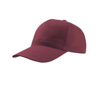 Atlantis Men's Start 5 Panel Cap in Burgundy Atlantis Burgundy One Size