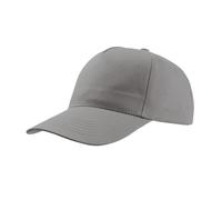 Atlantis Men's Start 5 Panel Cap in Grey Atlantis Grey One Size
