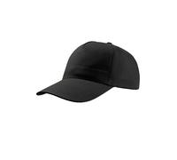 Atlantis Men's Start 5 Panel Cap Pack of 2 in Black Atlantis Black One Size