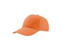Atlantis Men's Start 5 Panel Cap Pack of 2 in Orange Atlantis Orange One Size