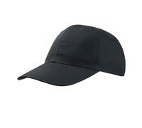 Atlantis Men's Start 6 Panel Baseball Cap Pack of 2 in Black Atlantis Black One Size