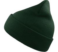 Atlantis Men's Wind Cuffed Beanie in Bottle Green Atlantis Bottle Green One Size