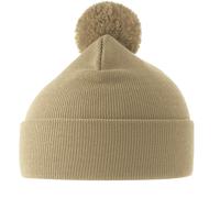 Atlantis Men's Wind S Pom Pom Double Skin Cuffed Beanie in Beige Atlantis Beige One Size