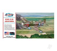 Atlantis Models 1:46 Bell P-39 Airacobra Plastic Model Aircraft Kit