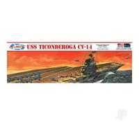 Atlantis Models 1:500 USS Ticonderoga Aircraft Carrier CV14 Plastic Ship Kit