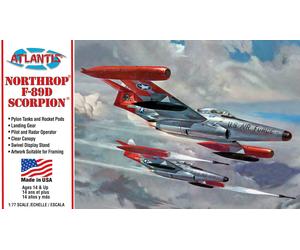 Atlantis Models 1:77 Northrop F-89D Scorpion Jet Plastic Model Kit