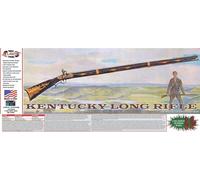 Atlantis Models P195 1:1 Kentucky Long Rifle American Bozleloader Plastic Model Kit