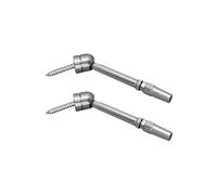 Atlantis NOVA II C0748-SM03-2 Cable Railing Single Mount Tensioner (1/8") - Pack of 2