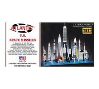 Atlantis Plastic Model Kit-U.S. Space 36 Missiles Set STEM