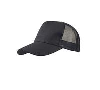 Atlantis Rapper Cotton 5 Panel Trucker Cap (One Size) (Black/Black)