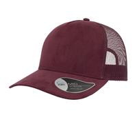 Atlantis Rapper Faux Suede 5 Panel Trucker Cap AB476