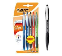 Atlantis Soft BIC Ballpoint pens - Matching Colours, Blister of 5