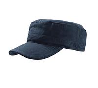 Atlantis Tank Brushed Cotton Military Cap (One Size) (Navy)