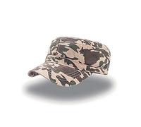 Atlantis Uniform Military Cap Chino Cotton - Camo Khaki - OS