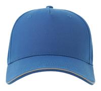 Atlantis Men's Reflective 5 Panel Baseball Cap in Blue Atlantis Blue One Size