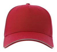 Atlantis Men's Reflective 5 Panel Baseball Cap in Red Atlantis Red One Size