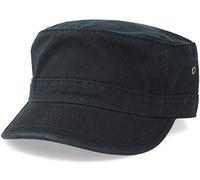 Atlantis Urban Military Cap Chino Cotton - Black - S/M