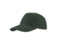 Atlantis Women's Liberty Five Buckle Heavy Brush Cotton 5 Panel Cap in Green Atlantis Green One Size