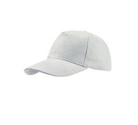 Atlantis Women's Liberty Five Buckle Heavy Brush Cotton 5 Panel Cap in White Atlantis White One Size