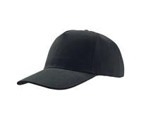 Atlantis Women's Liberty Five Heavy Brush Cotton 5 Panel Cap in Black Atlantis Black One Size