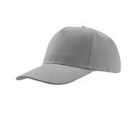 Atlantis Women's Liberty Five Heavy Brush Cotton 5 Panel Cap in Light Grey Atlantis Light Grey One Size