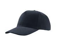Atlantis Women's Liberty Five Heavy Brush Cotton 5 Panel Cap in Navy Atlantis Navy One Size