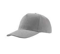 Atlantis Women's Liberty Five Heavy Brush Cotton 5 Panel Cap Pack of 2 in Light Grey Atlantis Light Grey One Size