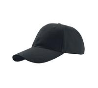 Atlantis Women's Liberty Six Brushed Cotton 6 Panel Cap in Black Atlantis Black One Size