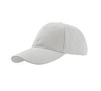 Atlantis Women's Liberty Six Brushed Cotton 6 Panel Cap in White Atlantis White One Size