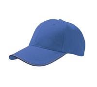 Atlantis Women's Reflect 6 Panel Reflective Piping Baseball Cap in Royal Atlantis Royal One Size