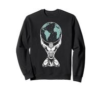 Atlas Ancient Greek Mythology Greek God Greece Mythologist Sweatshirt