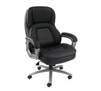 Atlas bariatric executive chair - black faux leather faced