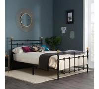 Atlas Black Metal Bed Frame - Sizes Available