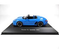 Atlas Car 1:43 scale compatible with PORSCHE 911 SPEEDSTER (997) 2010 blue - Ref: 4011