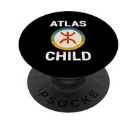 Atlas Child Amazigh Roots Tamazight Pride Berber Symbol PopSockets Adhesive PopGrip