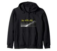 Atlas Comet 31 Space Geek UFO Alien Astronomy 2025 Arrival Zip Hoodie