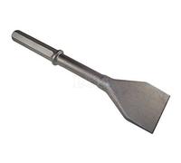 Atlas Copco 1.1/4" Tarmac Cutter Hex Shank Chisel, Steel Blade, Straight Edge, Metal Handle