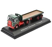 atlas editions eddie stobart Atkinson Borderer with flatbed trailer Stobart vehicle 1:76 scale diecast model