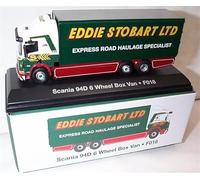atlas editions eddie stobart Scania 94D Box Van Stobart vehicle 1:76 scale diecast model