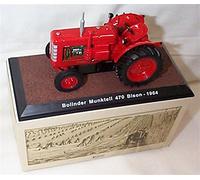 atlas editions red bolinder munktell 470 bison 1964 tractor 1:32 scale diecast model