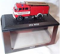 atlas editions red IFA W50 fire engine 1.72 scale diecast model