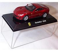 atlas editions super car collection FERRARI PORTOFINO 2018 METALLIC RED car 1:43 scale diecast model