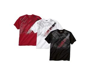 ATLAS FOR MEN - 3er-Pack T-Shirts - M